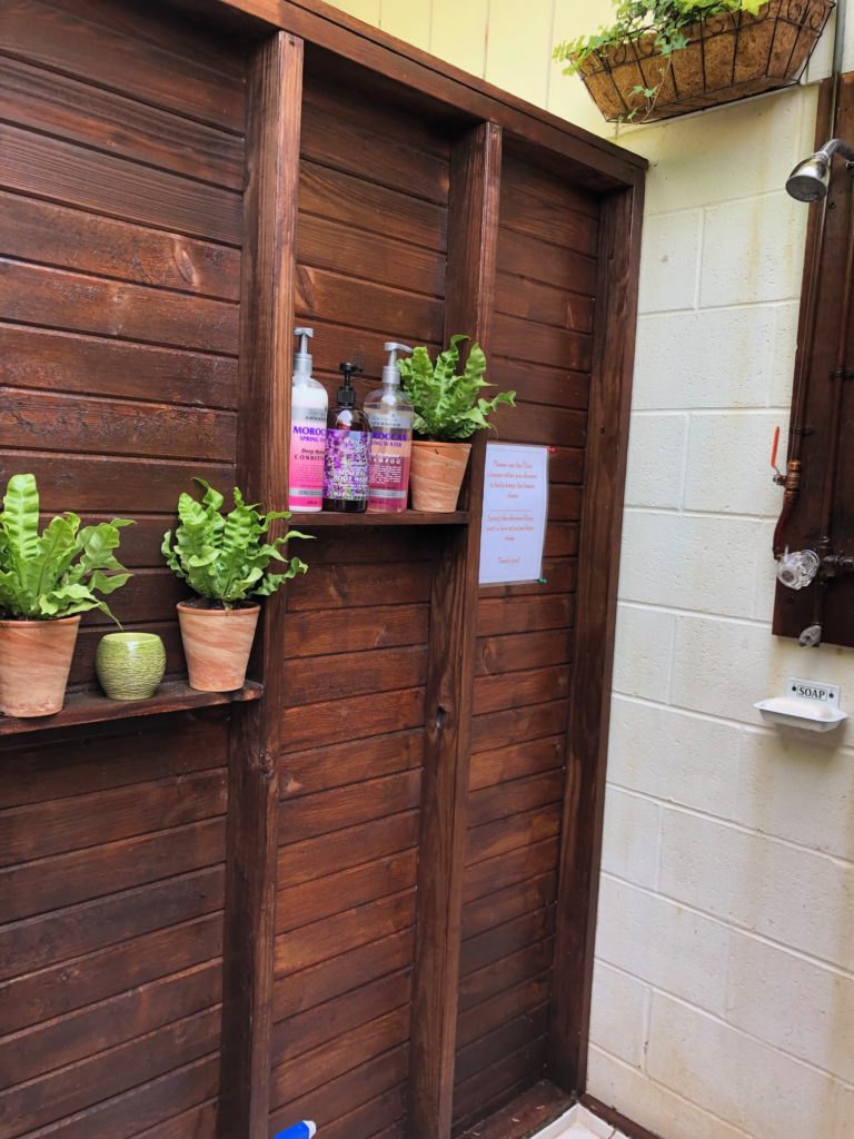 Outdoor Shower Interior